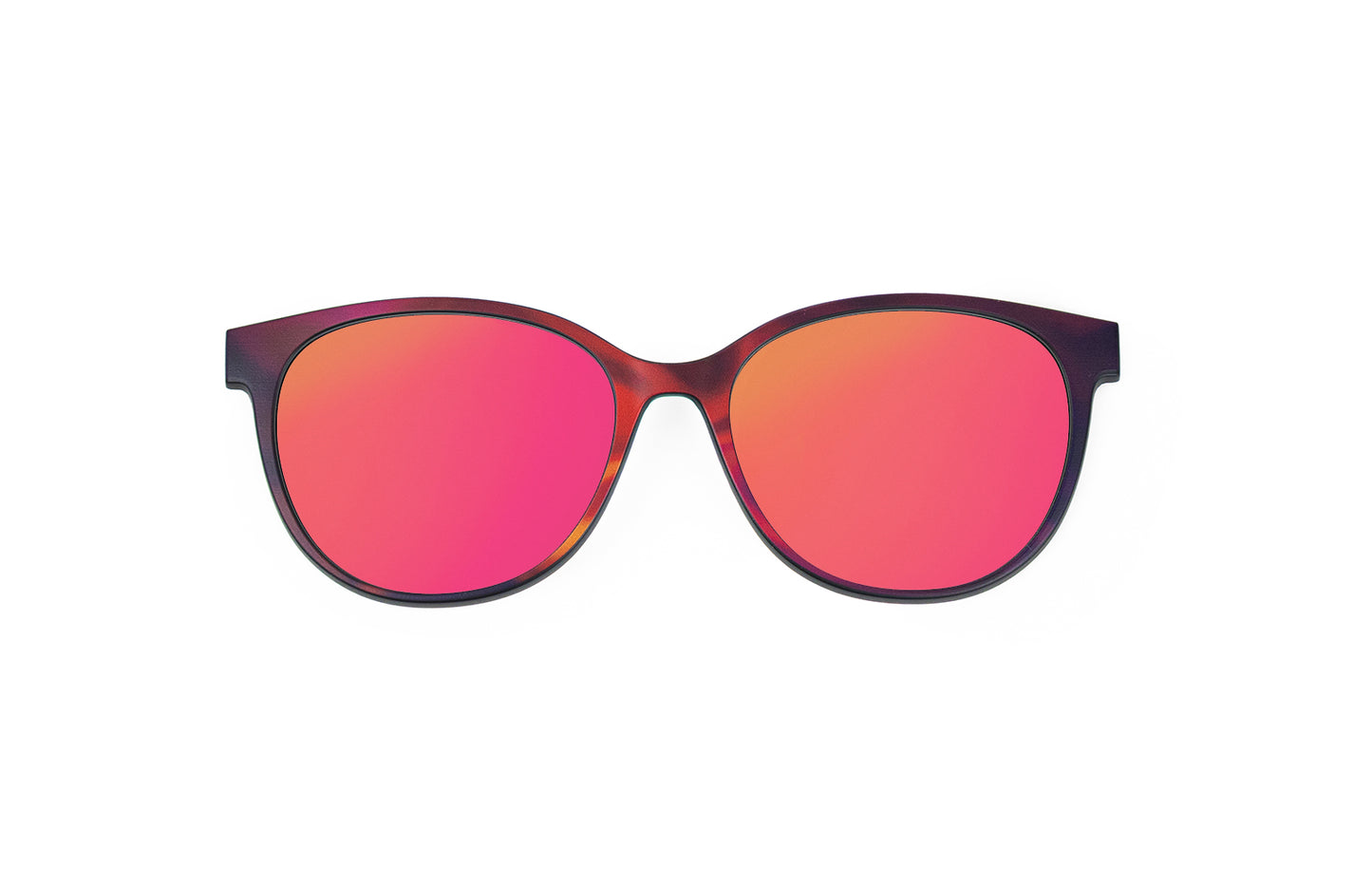 Clip Solar Fucsia Reflective Polarizado Siena