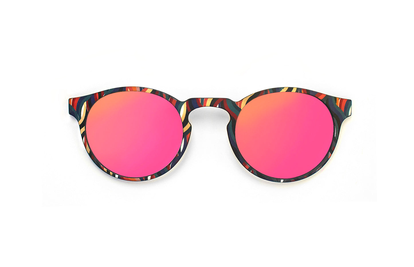 Clip Solar Fucsia Reflective Polarizado Memphis