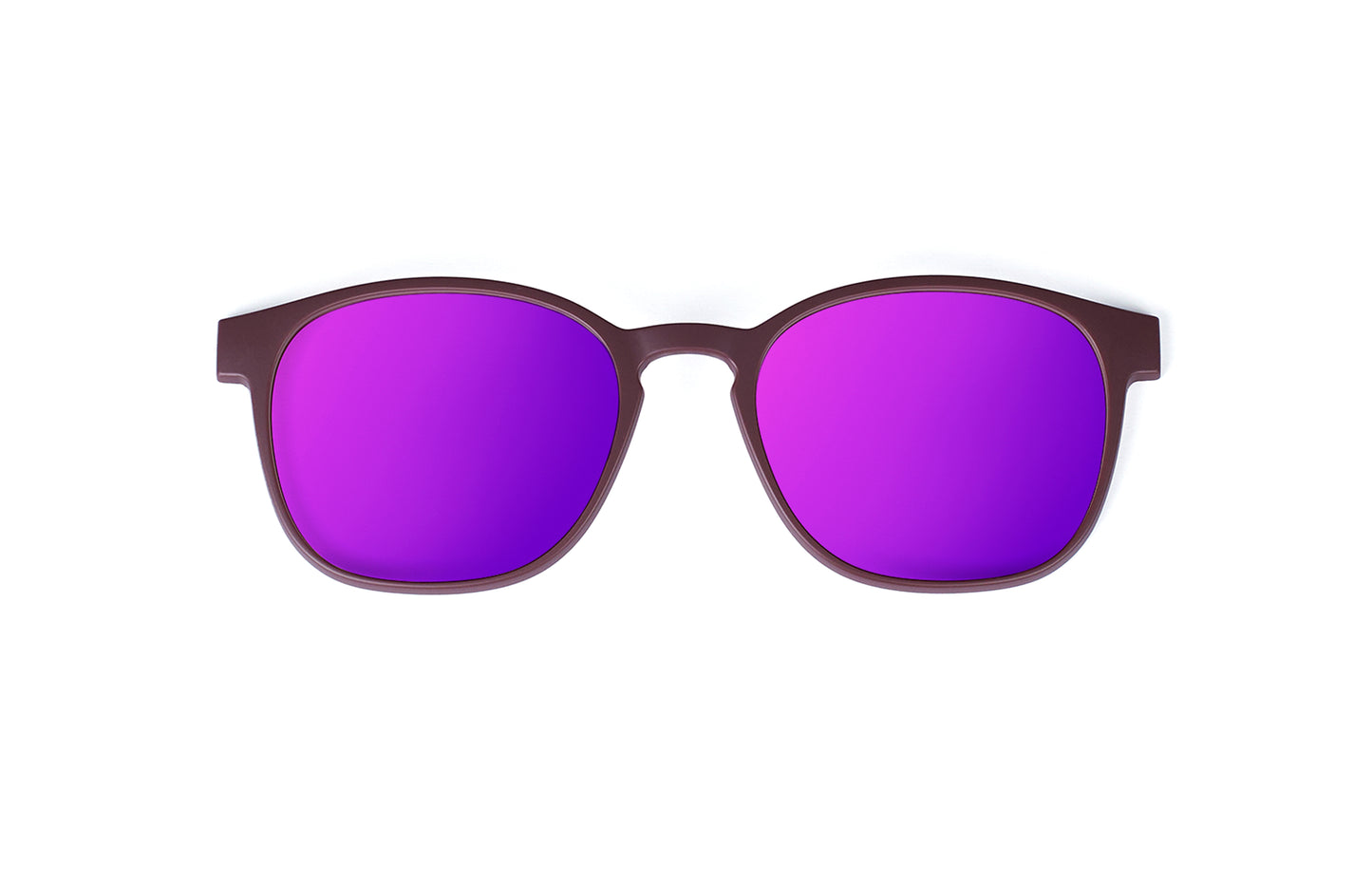 Clip Solar Morado Reflective Polarizado Nilo