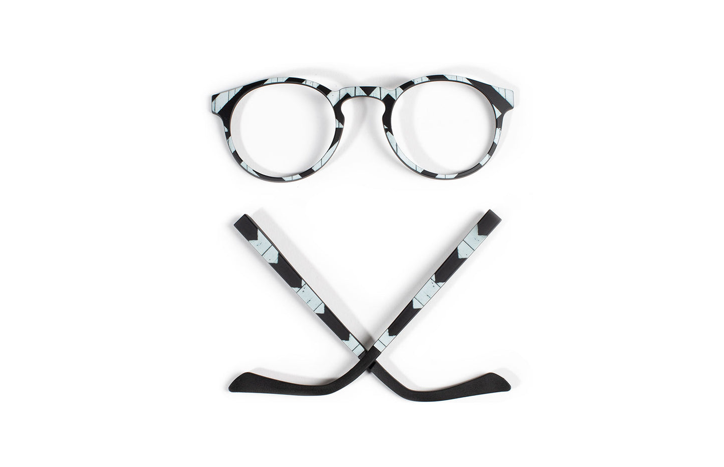 Clip de diseño y varillas Zebra Memphis