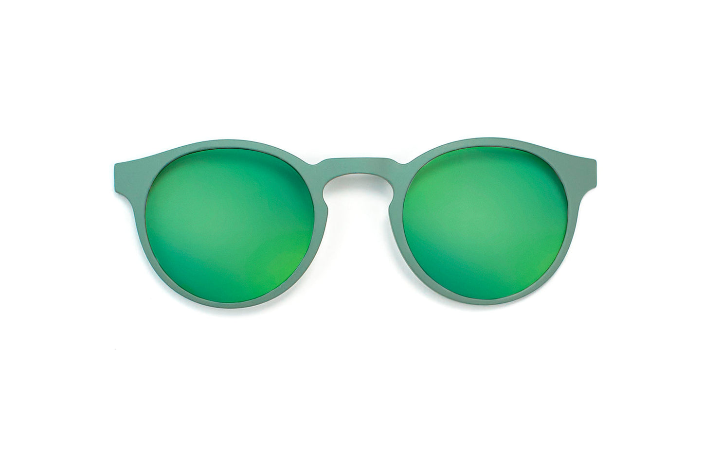 Clip Solar Verde Reflective Polarizado Memphis
