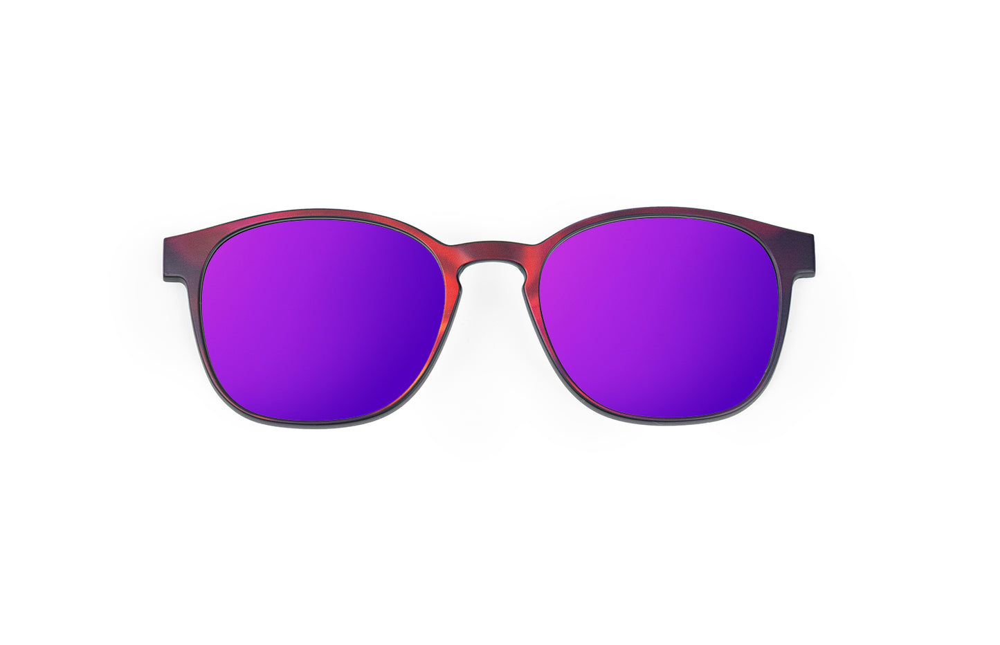 Clip Solar Morado Reflective Polarizado Nilo