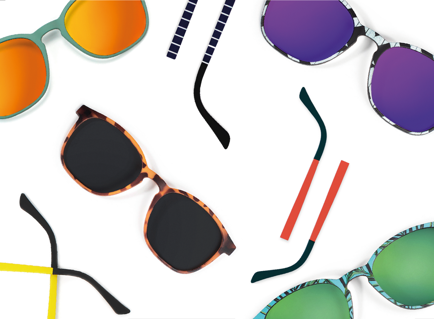 FLiPO la 1 gafa totalmente intercambiable FLiPO EyeWear